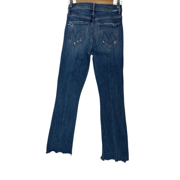 MOTHER Denim - Mother Jeans‎ Women's Size 26 Blue The Insider Crop Step Chew Stretch Flare